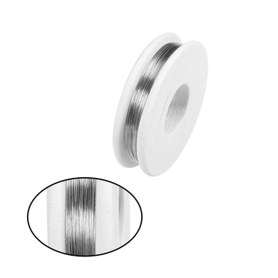 Harfington 0.15mm 35AWG Heating Resistor Wire Nichrome Resistance Wires for Heating Elements 65.6ft