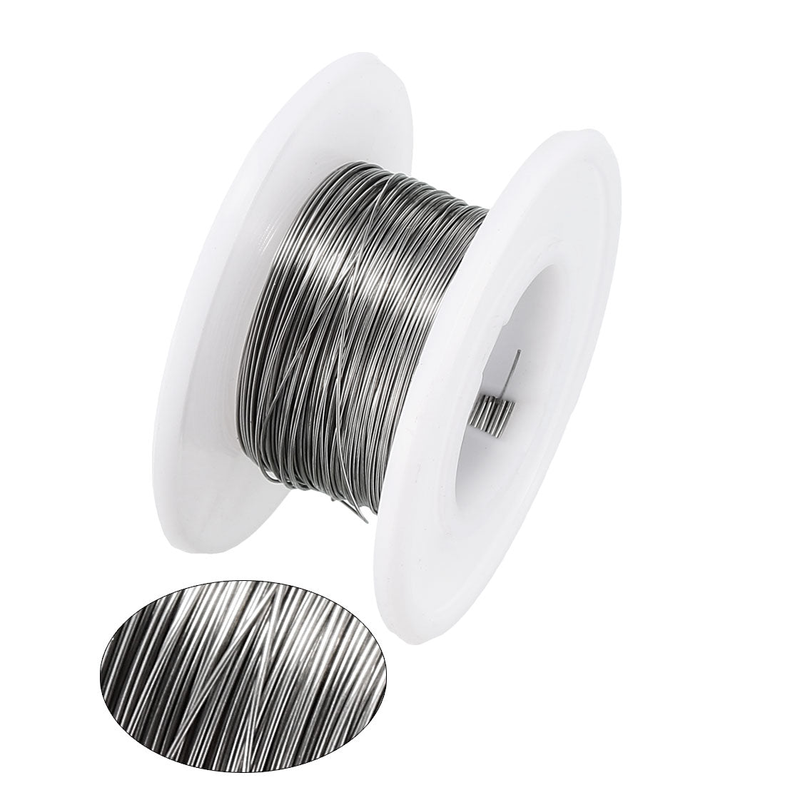 Harfington 0.3mm 29AWG Superfine Heating Wire FeCrAl Resistor Wire for Heating Elements 49ft Long