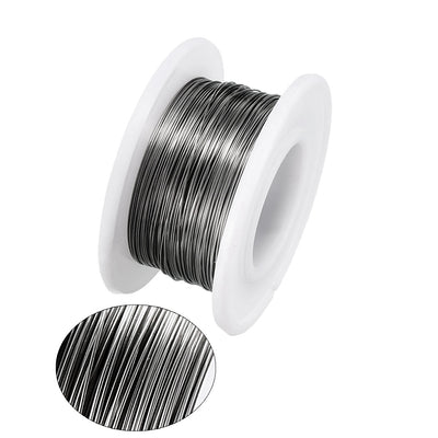 Harfington 0.3mm 29AWG Superfine Heating Wire FeCrAl Resistor Wire for Heating Elements 164ft Long