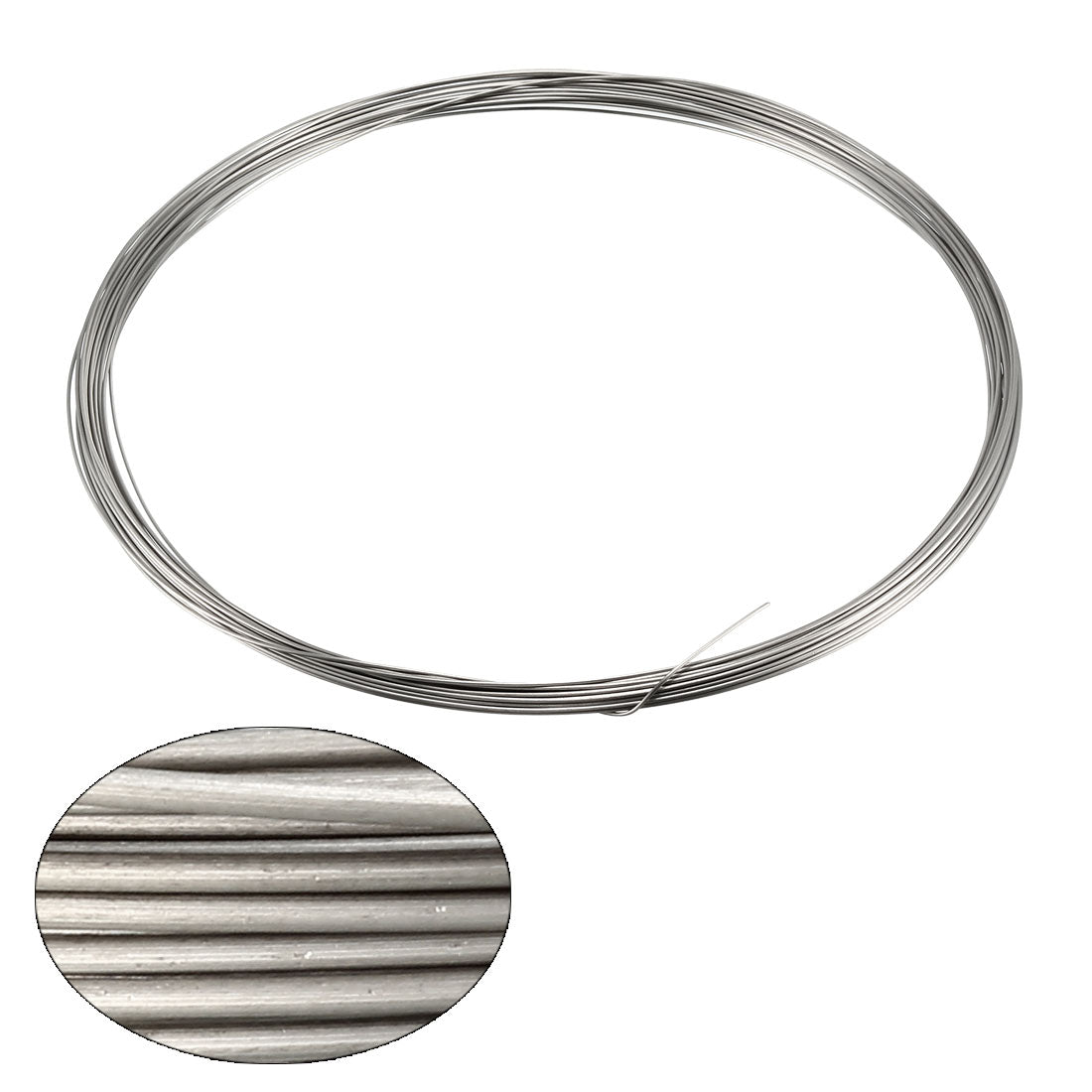 Harfington 0.8mm 20AWG Superfine Heating Wire FeCrAl Resistor Wire for Heating Elements 49ft Long