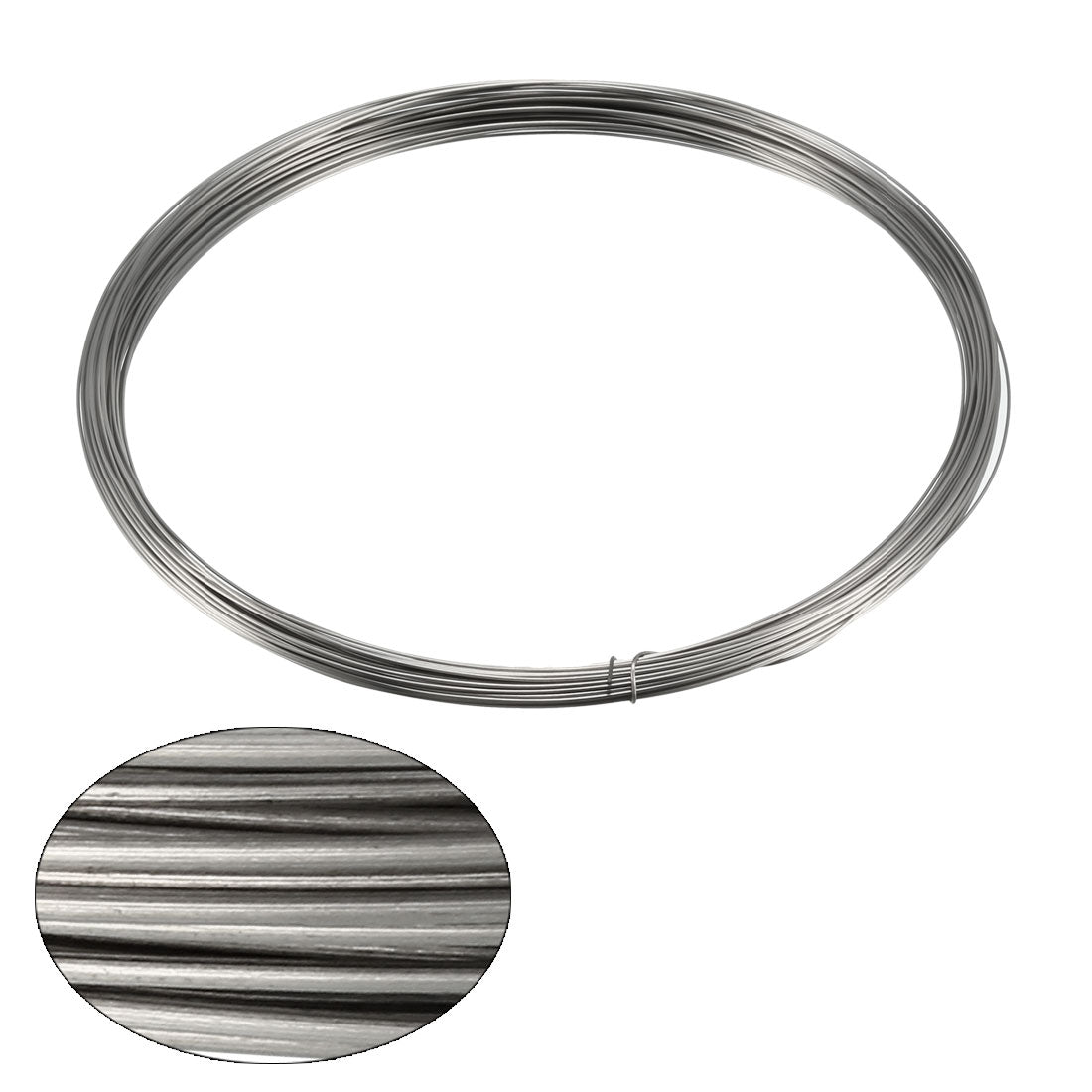 Harfington 0.8mm 20AWG Superfine Heating Wire FeCrAl Resistor Wire for Heating Elements 98ft Long