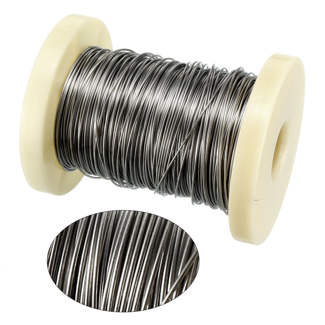 Harfington 0.8mm 20AWG Superfine Heating Wire FeCrAl Resistor Wire for Heating Elements 164ft Long