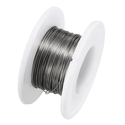 Harfington 0.32mm 28AWG Superfine Heating Wire FeCrAl Resistor Wire for Heating Elements 49ft Long