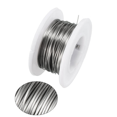 Harfington 0.5mm 24AWG Superfine Heating Wire FeCrAl Resistor Wire for Heating Elements 49ft Long