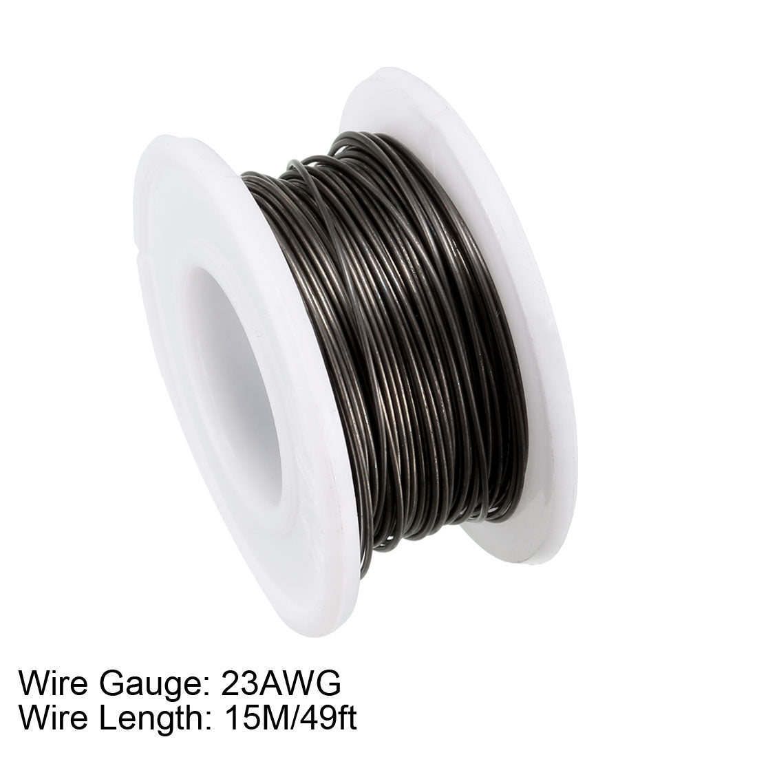 Harfington 0.6mm 23AWG Superfine Heating Wire FeCrAl Resistor Wire for Heating Elements 49ft Long