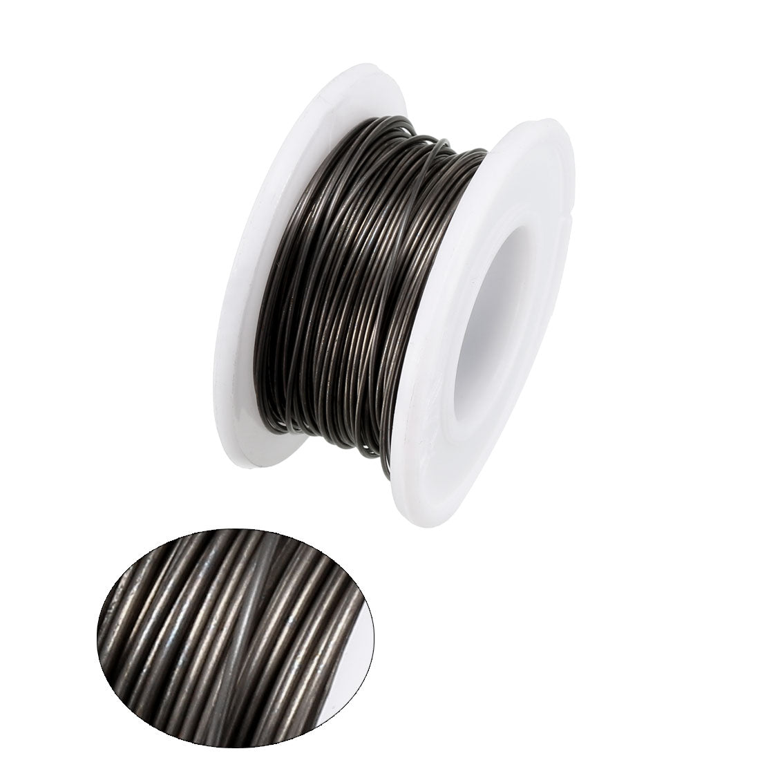 Harfington 0.6mm 23AWG Superfine Heating Wire FeCrAl Resistor Wire for Heating Elements 49ft Long