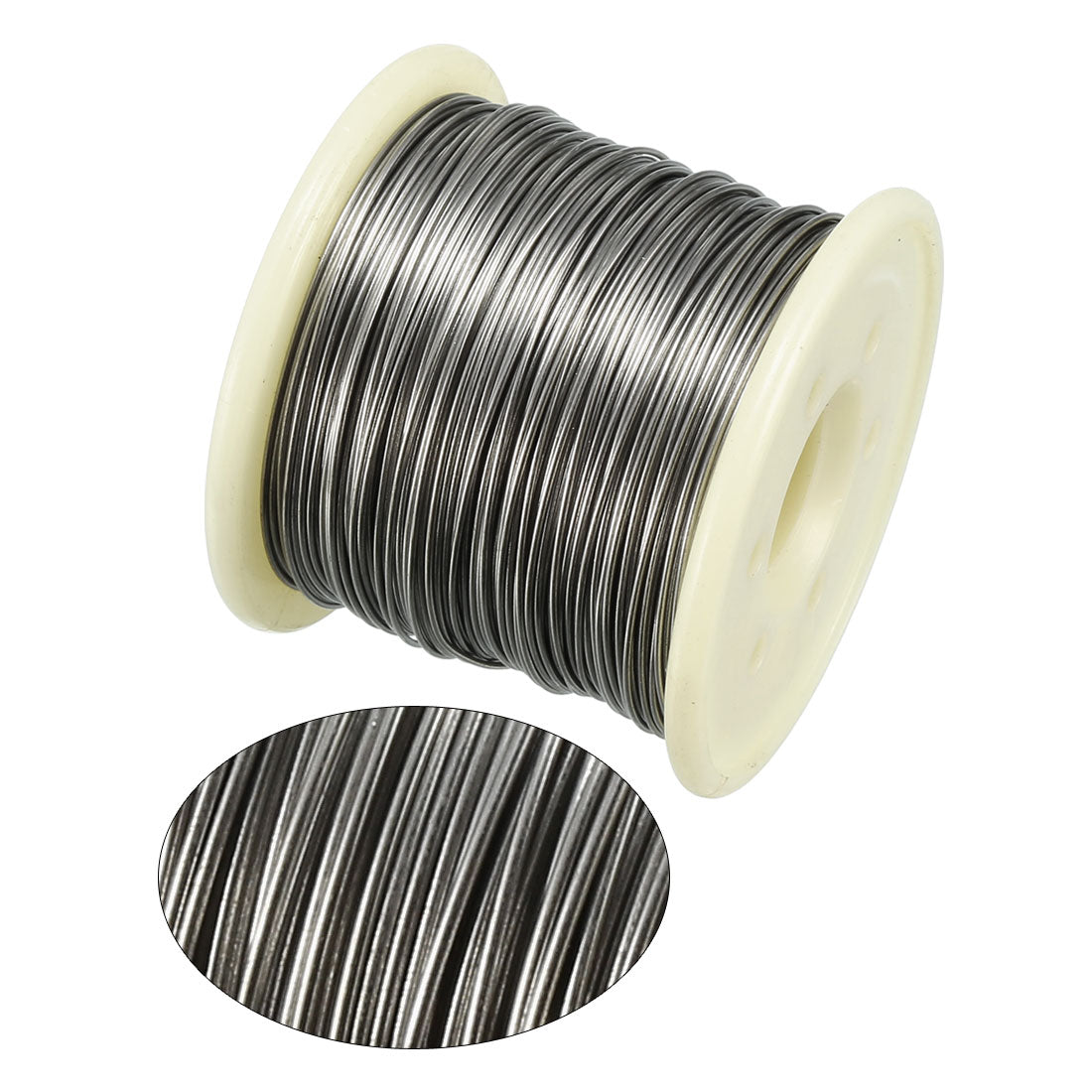 Harfington 0.7mm 21AWG Superfine Heating Wire FeCrAl Resistor Wire for Heating Elements 98ft Long