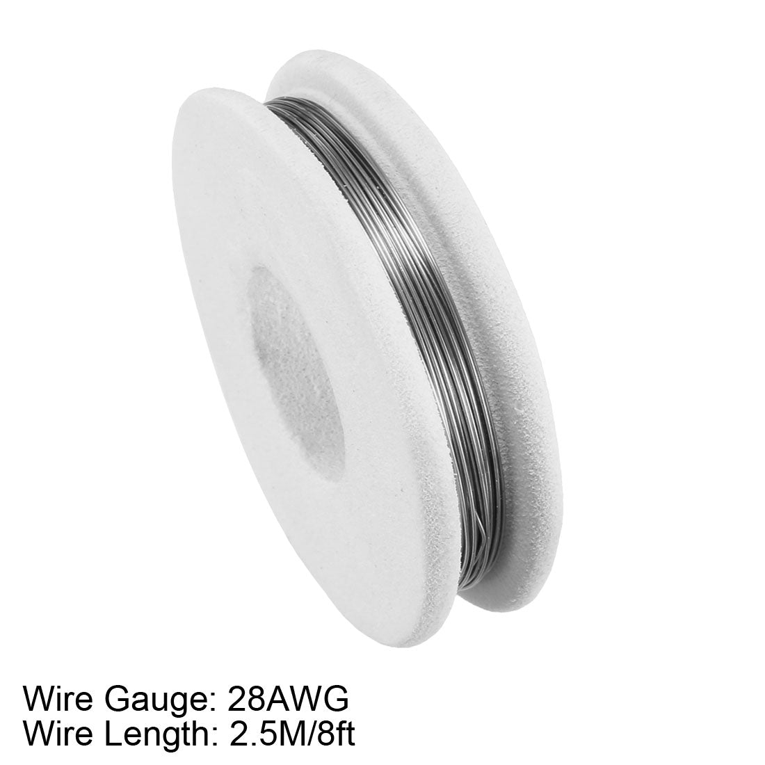 Harfington 0.32mm 28AWG Superfine Heating Wire FeCrAl Resistor Wire for Heating Elements 8ft Long