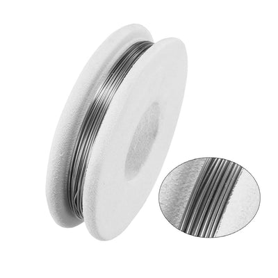 Harfington 0.32mm 28AWG Superfine Heating Wire FeCrAl Resistor Wire for Heating Elements 8ft Long