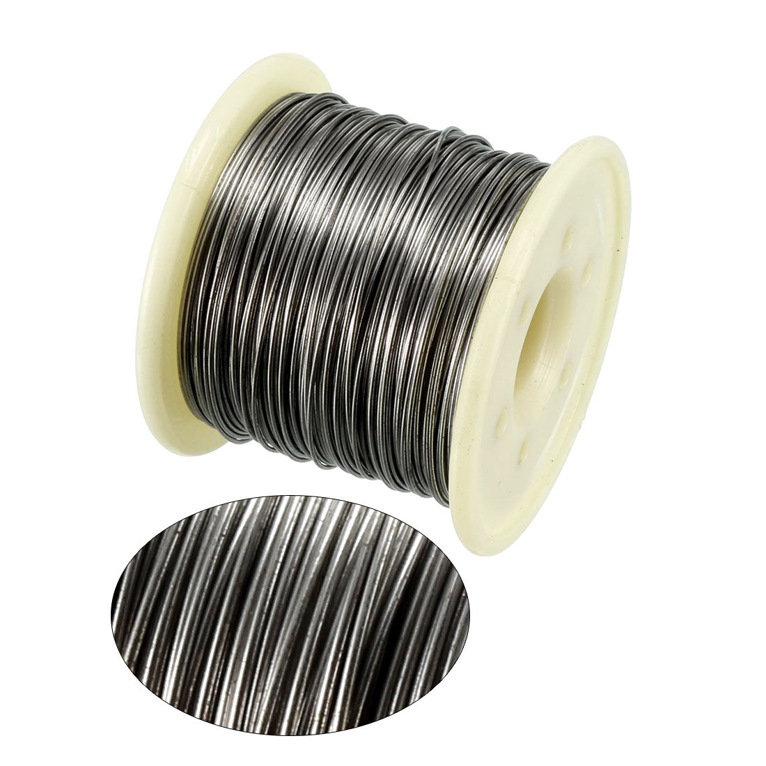 Harfington 0.7mm 21AWG Superfine Heating Wire FeCrAl Resistor Wire for Heating Elements 82ft Long