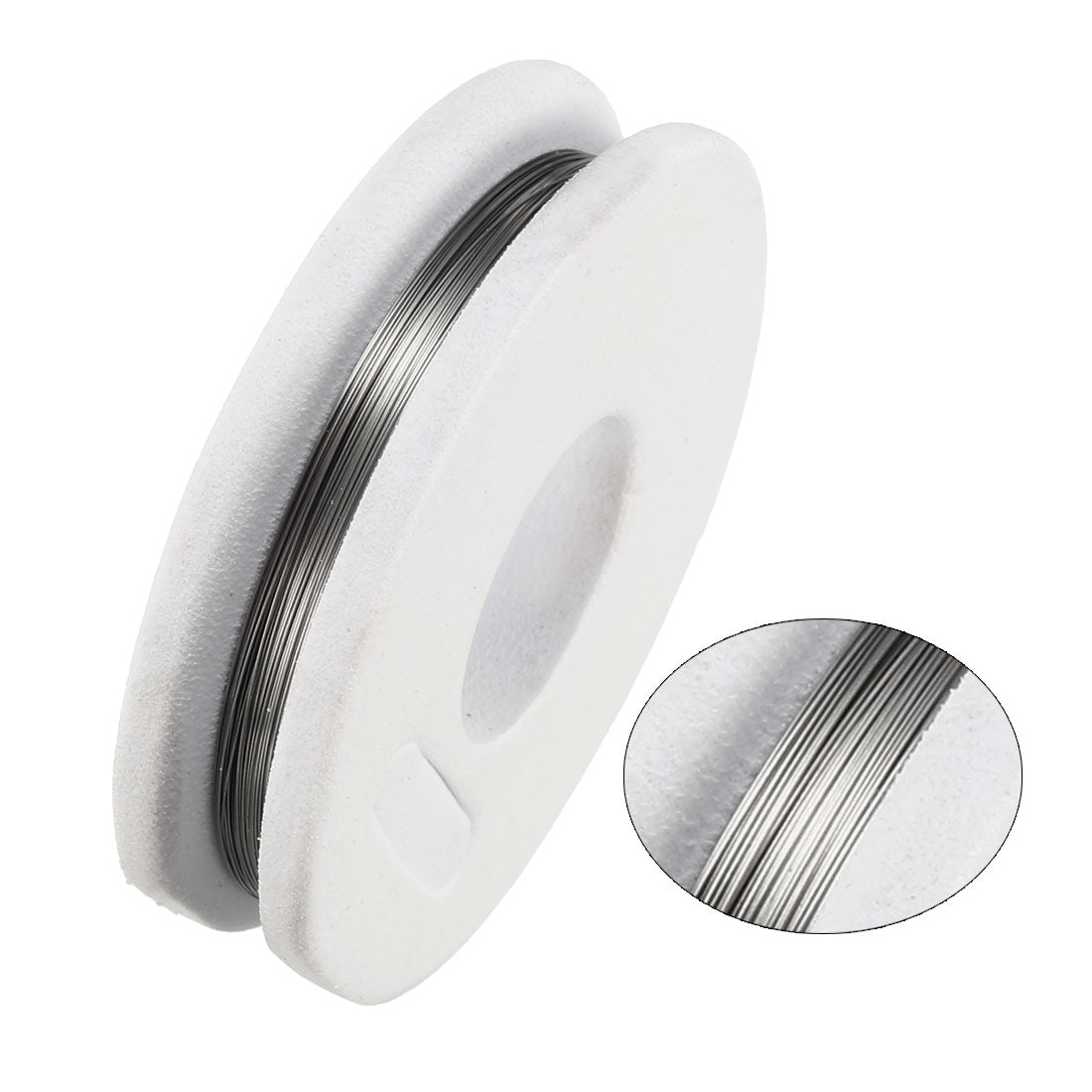 Harfington 0.15mm 34AWG Superfine Heating Wire FeCrAl Resistor Wire for Heating Elements 25ft Long