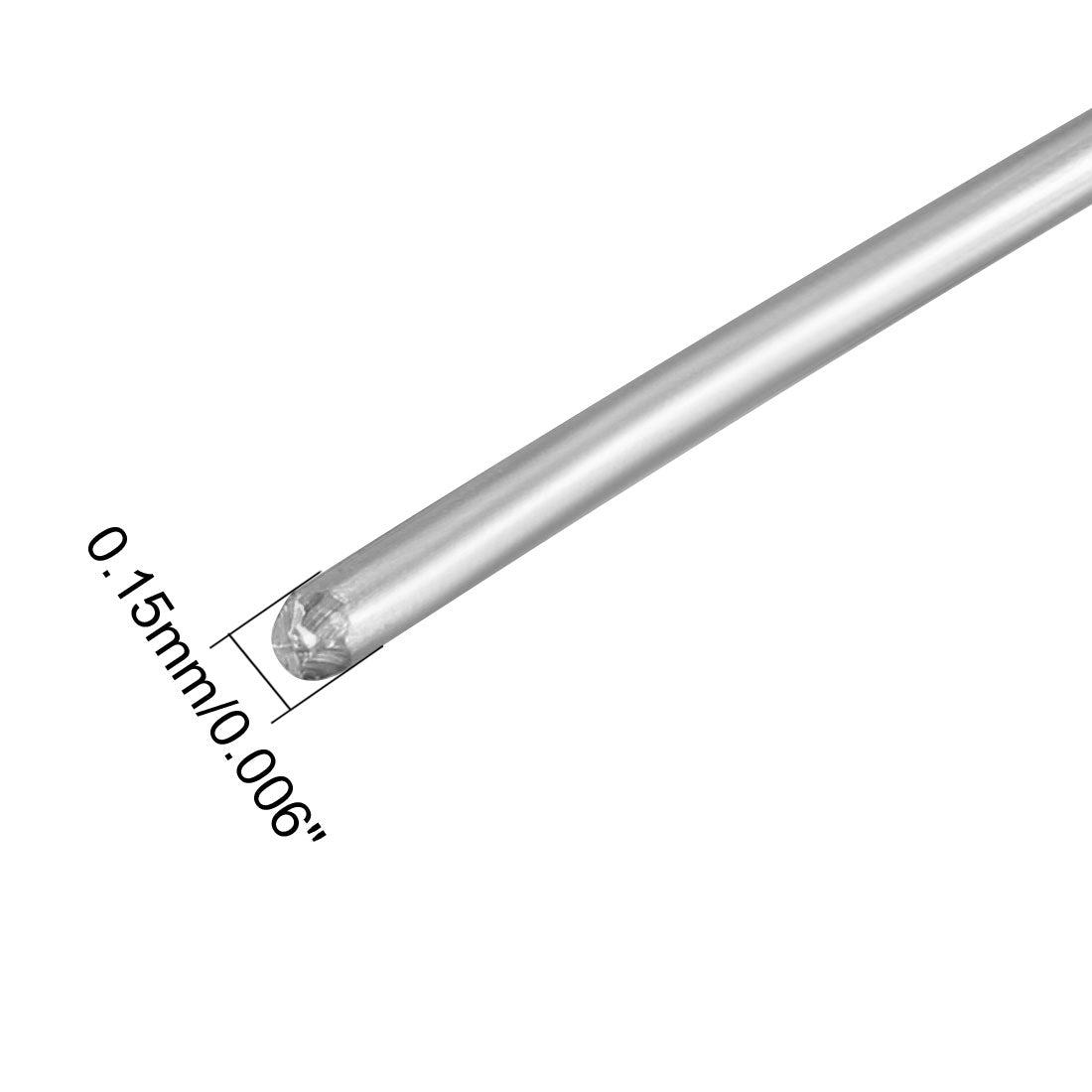 Harfington 0.15mm 34AWG Superfine Heating Wire FeCrAl Resistor Wire for Heating Elements 25ft Long