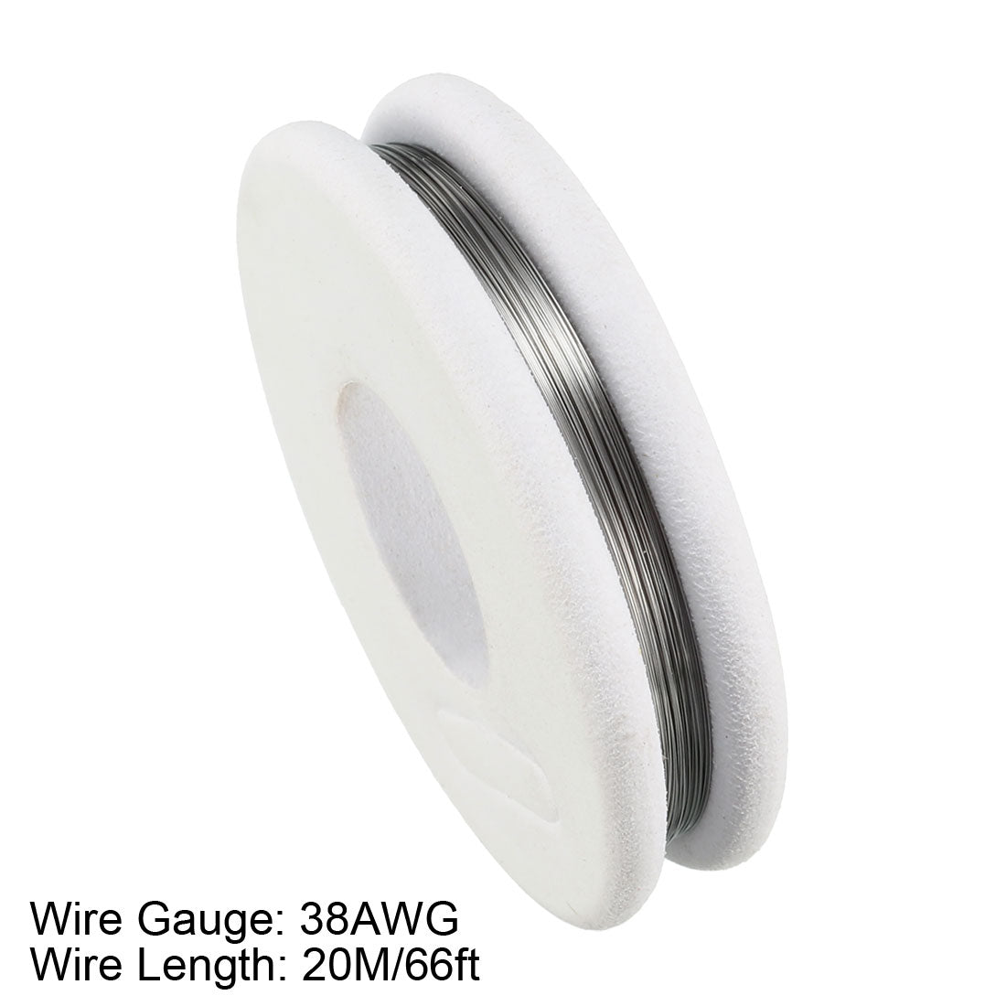 Harfington 0.1mm 38AWG Superfine Heating Wire FeCrAl Resistor Wire for Heating Elements 66ft Long