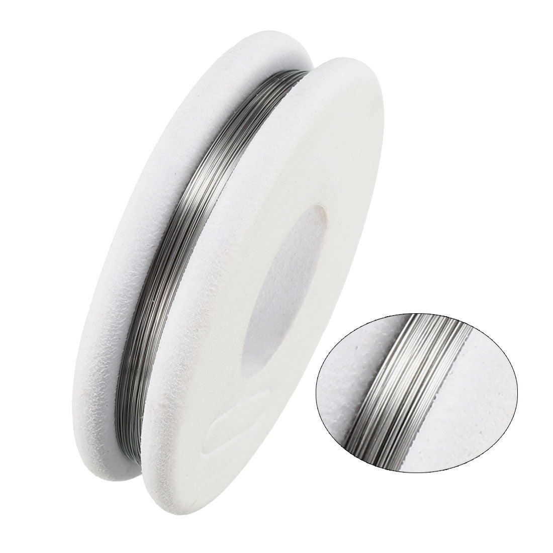 Harfington 0.1mm 38AWG Superfine Heating Wire FeCrAl Resistor Wire for Heating Elements 66ft Long