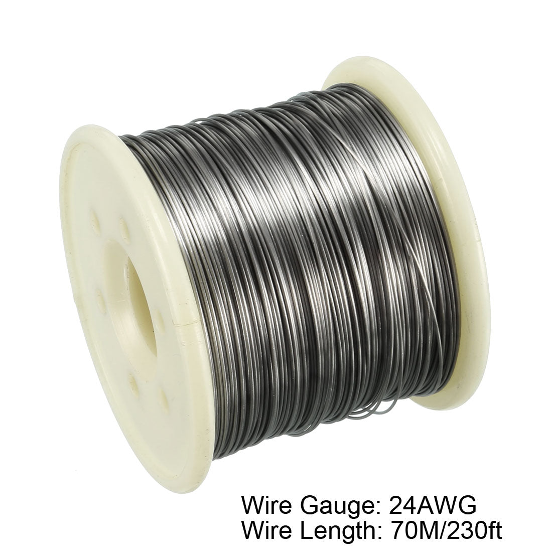 Harfington 0.5mm 24AWG Superfine Heating Wire FeCrAl Resistor Wire for Heating Elements 230ft Long