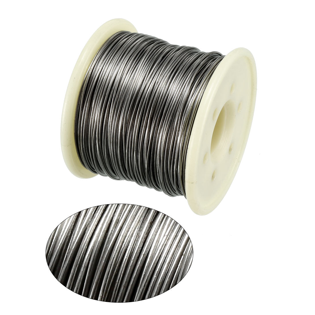 Harfington 0.7mm 21AWG Superfine Heating Wire FeCrAl Resistor Wire for Heating Elements 115ft Long