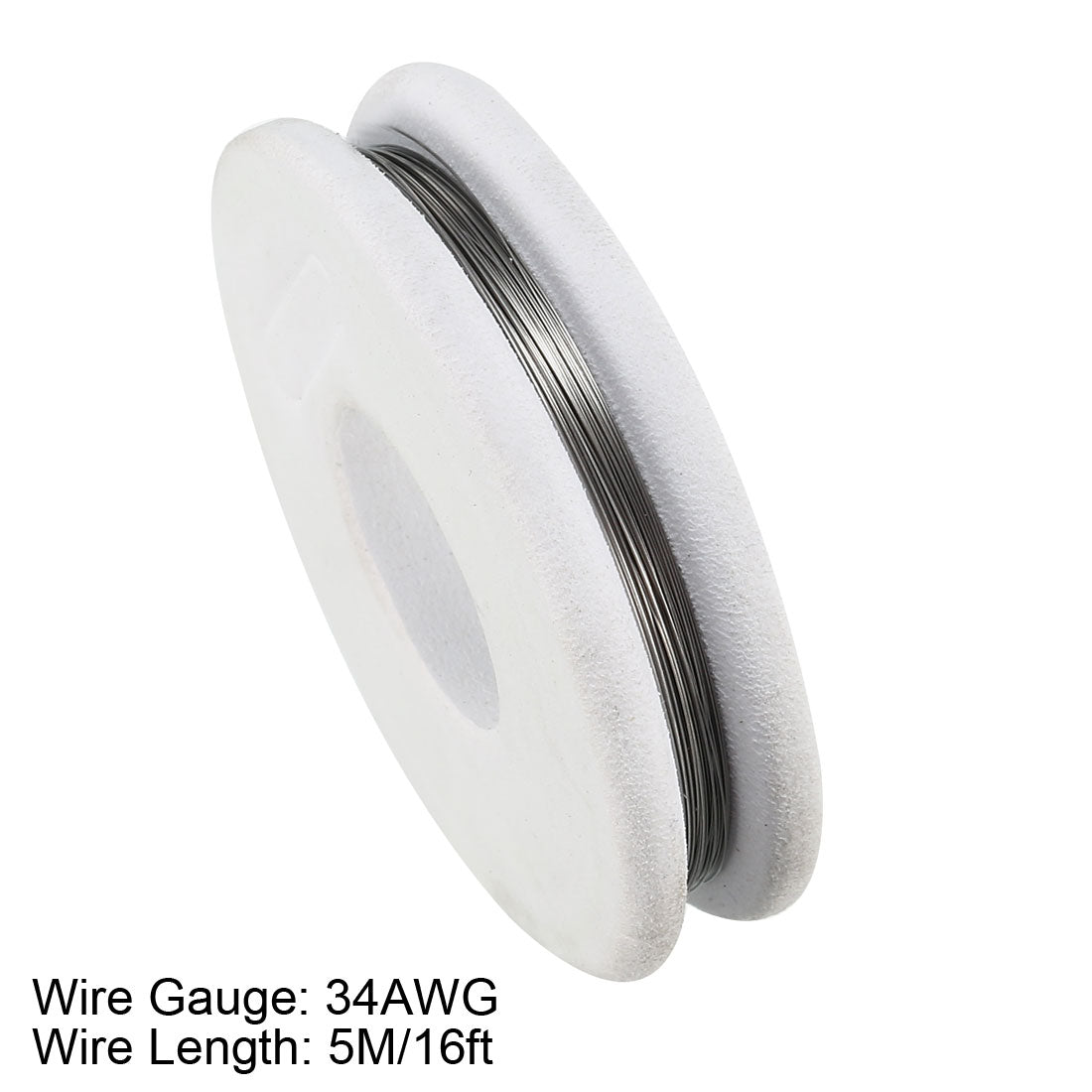 Harfington 0.15mm 34AWG Superfine Heating Wire FeCrAl Resistor Wire for Heating Elements 16ft Long