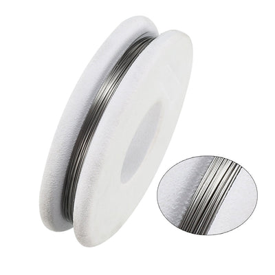 Harfington 0.15mm 34AWG Superfine Heating Wire FeCrAl Resistor Wire for Heating Elements 16ft Long