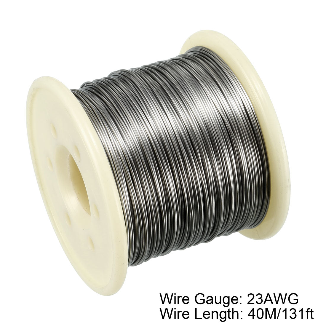 Harfington 0.6mm 23AWG Superfine Heating Wire FeCrAl Resistor Wire for Heating Elements 131ft Long