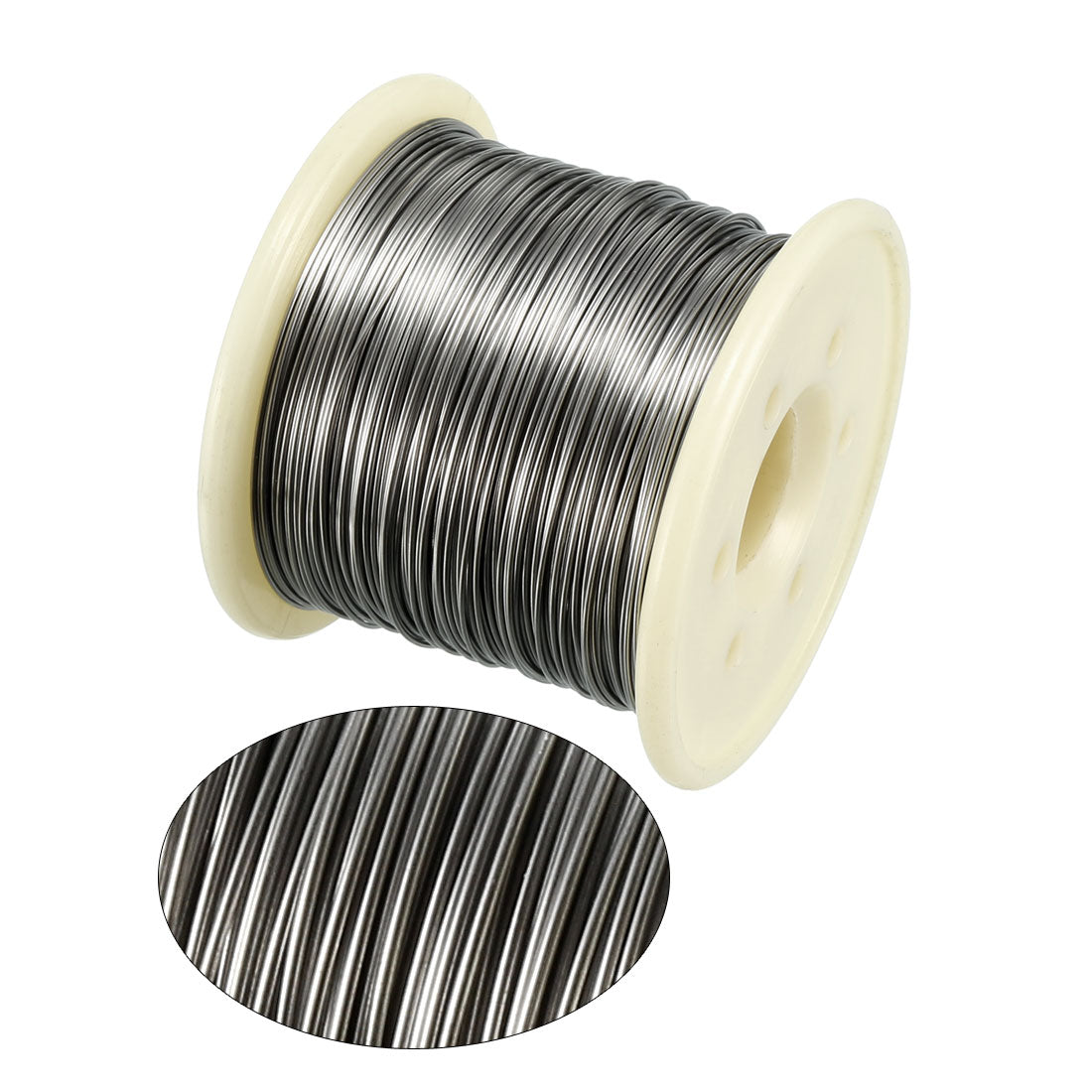 Harfington 0.6mm 23AWG Superfine Heating Wire FeCrAl Resistor Wire for Heating Elements 131ft Long