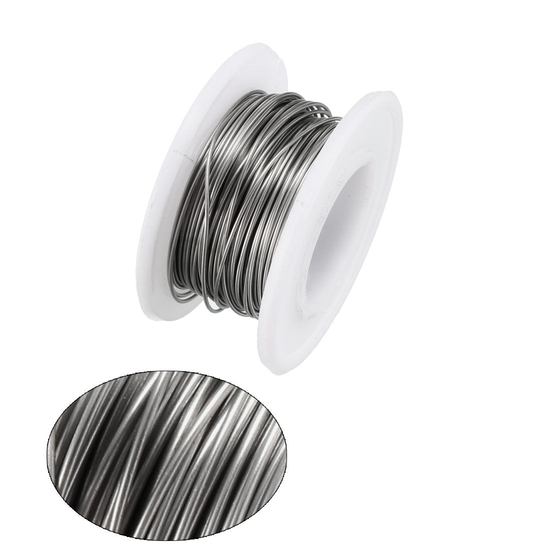 Harfington 0.6mm 23AWG Superfine Heating Wire FeCrAl Resistor Wire for Heating Elements 33ft Long