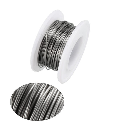 Harfington 0.6mm 23AWG Superfine Heating Wire FeCrAl Resistor Wire for Heating Elements 33ft Long