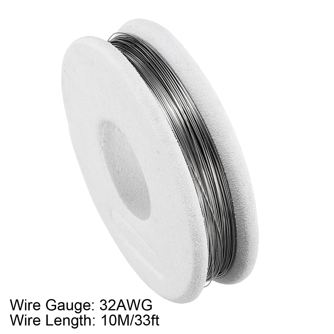 Harfington 0.2mm 32AWG Superfine Heating Wire FeCrAl Resistor Wire for Heating Elements 33ft Long