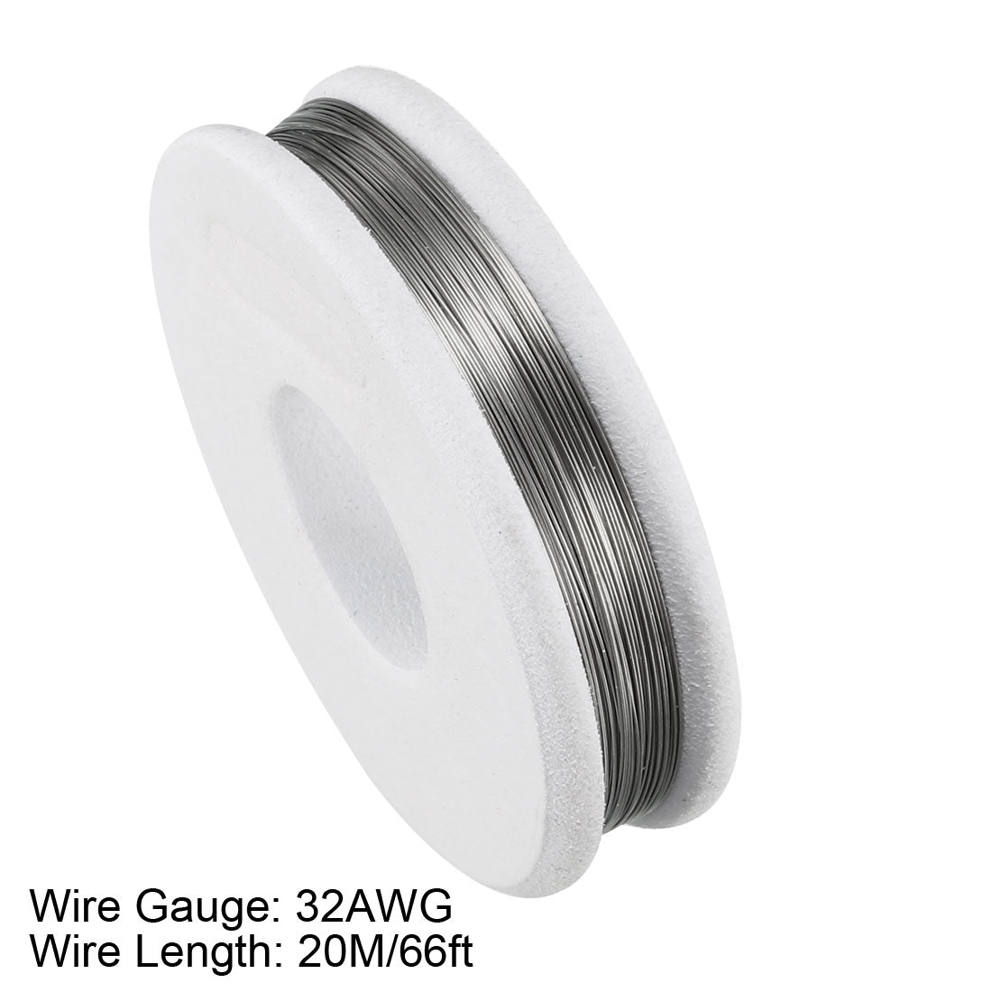 Harfington 0.2mm 32AWG Superfine Heating Wire FeCrAl Resistor Wire for Heating Elements 66ft Long