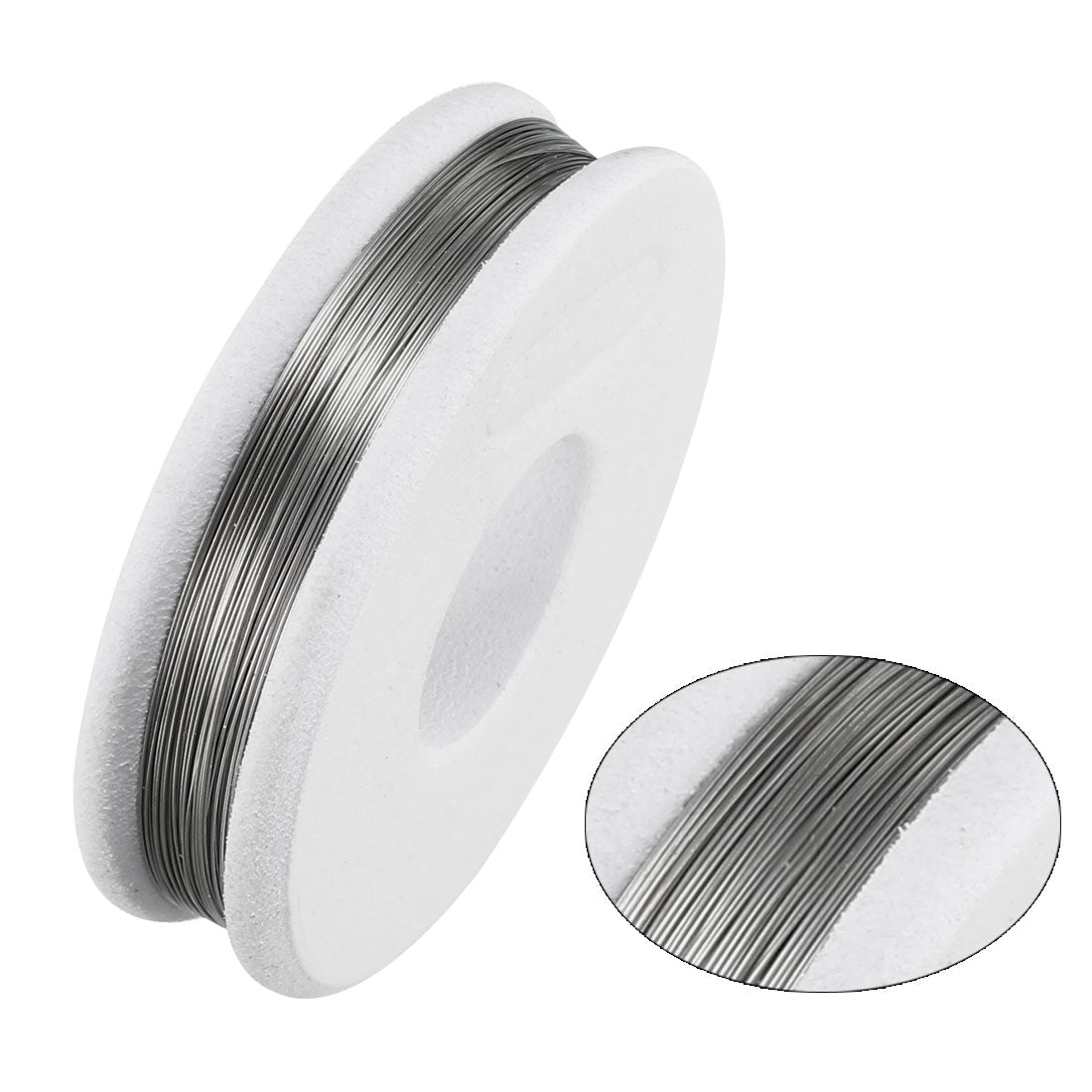 Harfington 0.2mm 32AWG Superfine Heating Wire FeCrAl Resistor Wire for Heating Elements 66ft Long