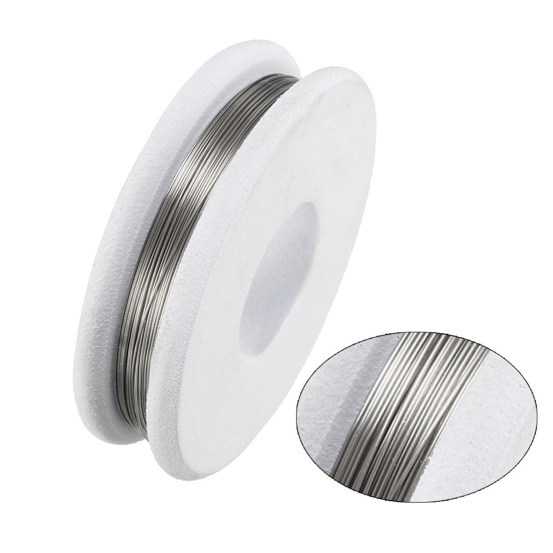 Harfington 0.25mm 30AWG Superfine Heating Wire FeCrAl Resistor Wire for Heating Elements 16ft Long