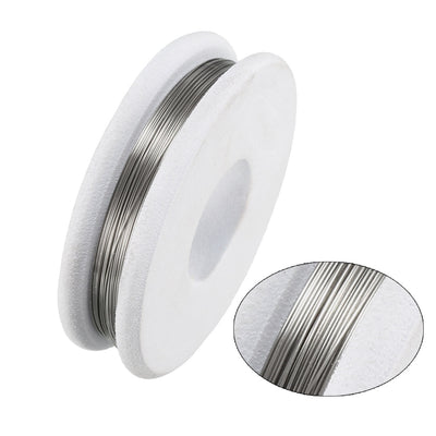 Harfington 0.25mm 30AWG Superfine Heating Wire FeCrAl Resistor Wire for Heating Elements 16ft Long