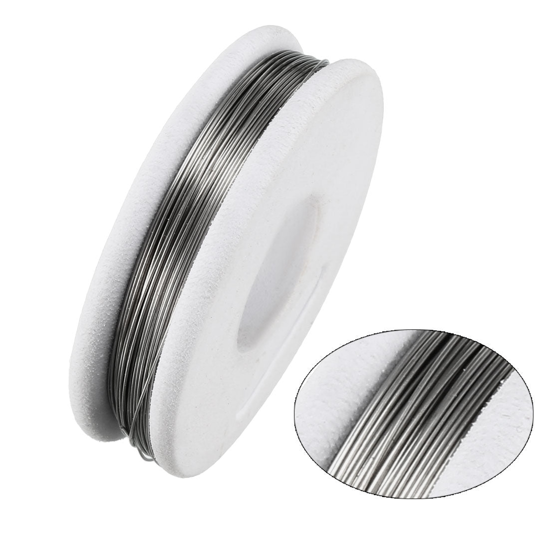 Harfington 0.32mm 28AWG Superfine Heating Wire FeCrAl Resistor Wire for Heating Elements 33ft Long