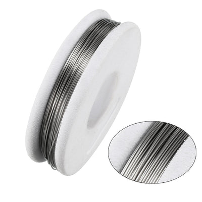 Harfington 0.32mm 28AWG Superfine Heating Wire FeCrAl Resistor Wire for Heating Elements 33ft Long