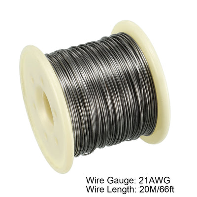 Harfington 0,7 mm 21 AWG Superfeiner Heizdraht FeCrAl-Widerstandsdraht für Heizelemente 66 Fuß lang
