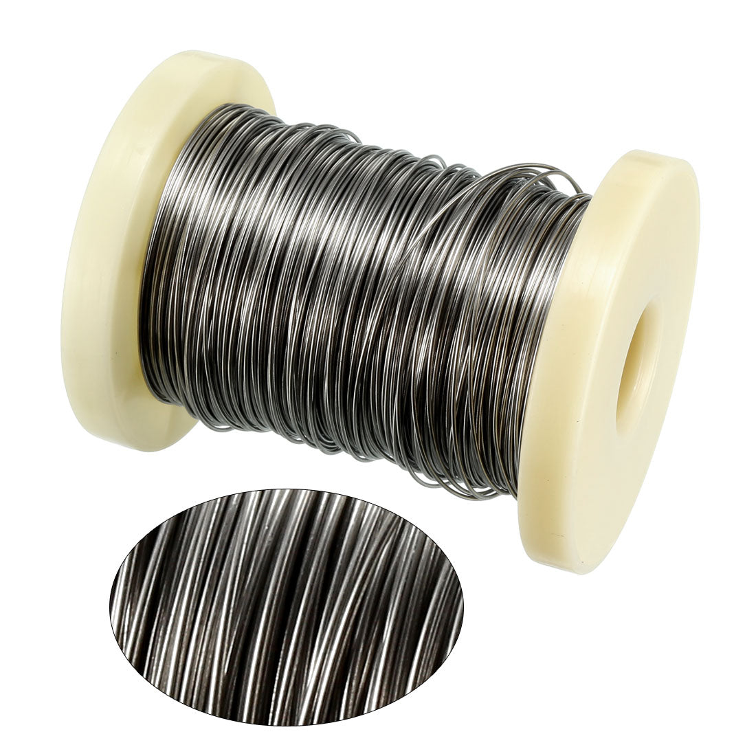 Harfington 0.8mm 20AWG Superfine Heating Wire FeCrAl Resistor Wire for Heating Elements 230ft Long