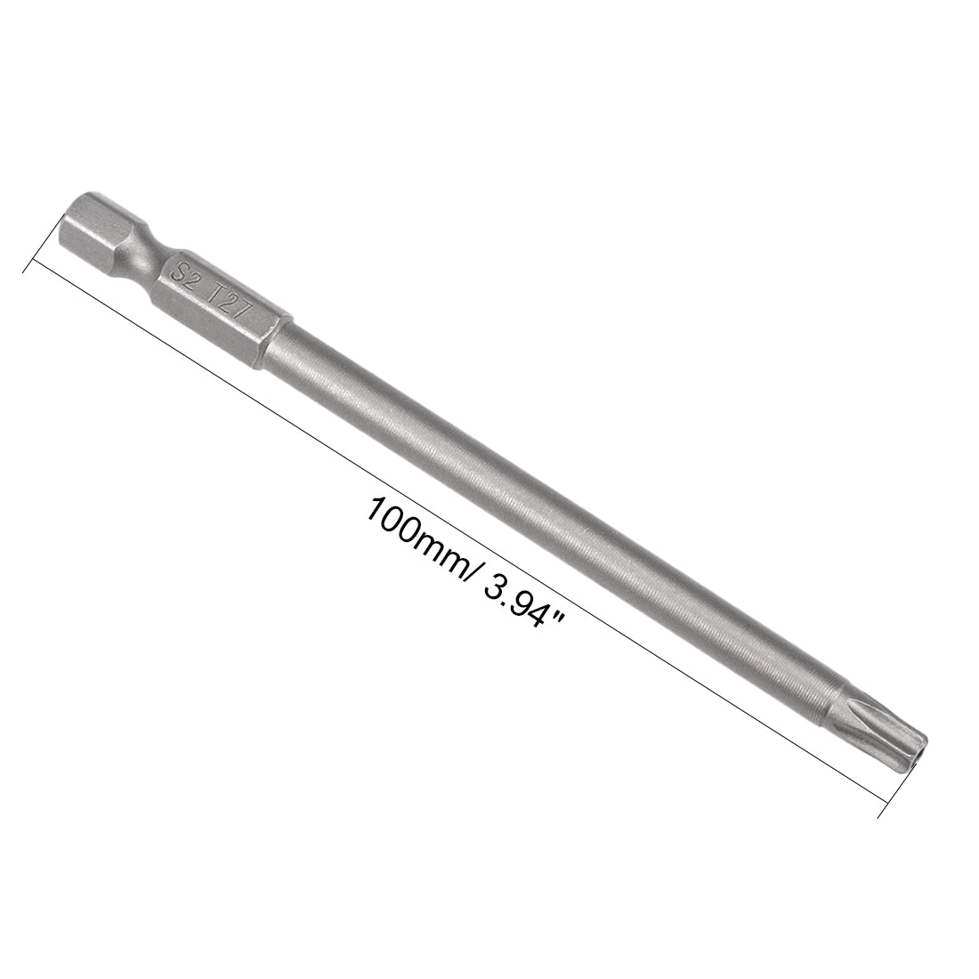 Harfington 10pcs 1/4 Inch Hex Shank T6-T40 Torx Head Screw Driver Bit Set Security Tamper Proof Star 6 Point Screwdriver Kit Tools