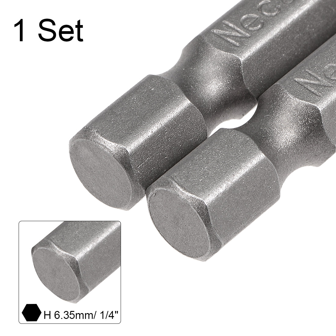 Harfington 2pcs 1/4 Inch Hex Shank Y1 Y2 Head Screw Driver Bit Set Y Type Screwdriver Kit Tools