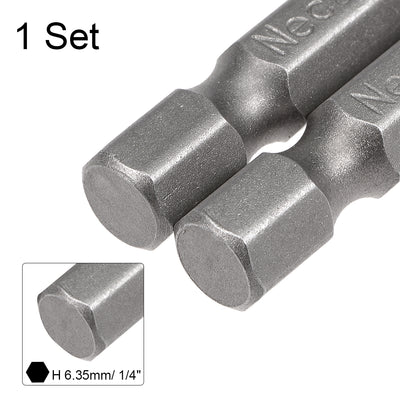 Harfington 2pcs 1/4 Inch Hex Shank Y1 Y2 Head Screw Driver Bit Set Y Type Screwdriver Kit Tools