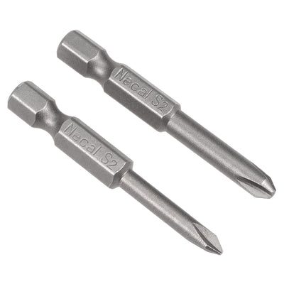 Harfington 2pcs 1/4 Inch Hex Shank Y1 Y2 Head Screw Driver Bit Set Y Type Screwdriver Kit Tools