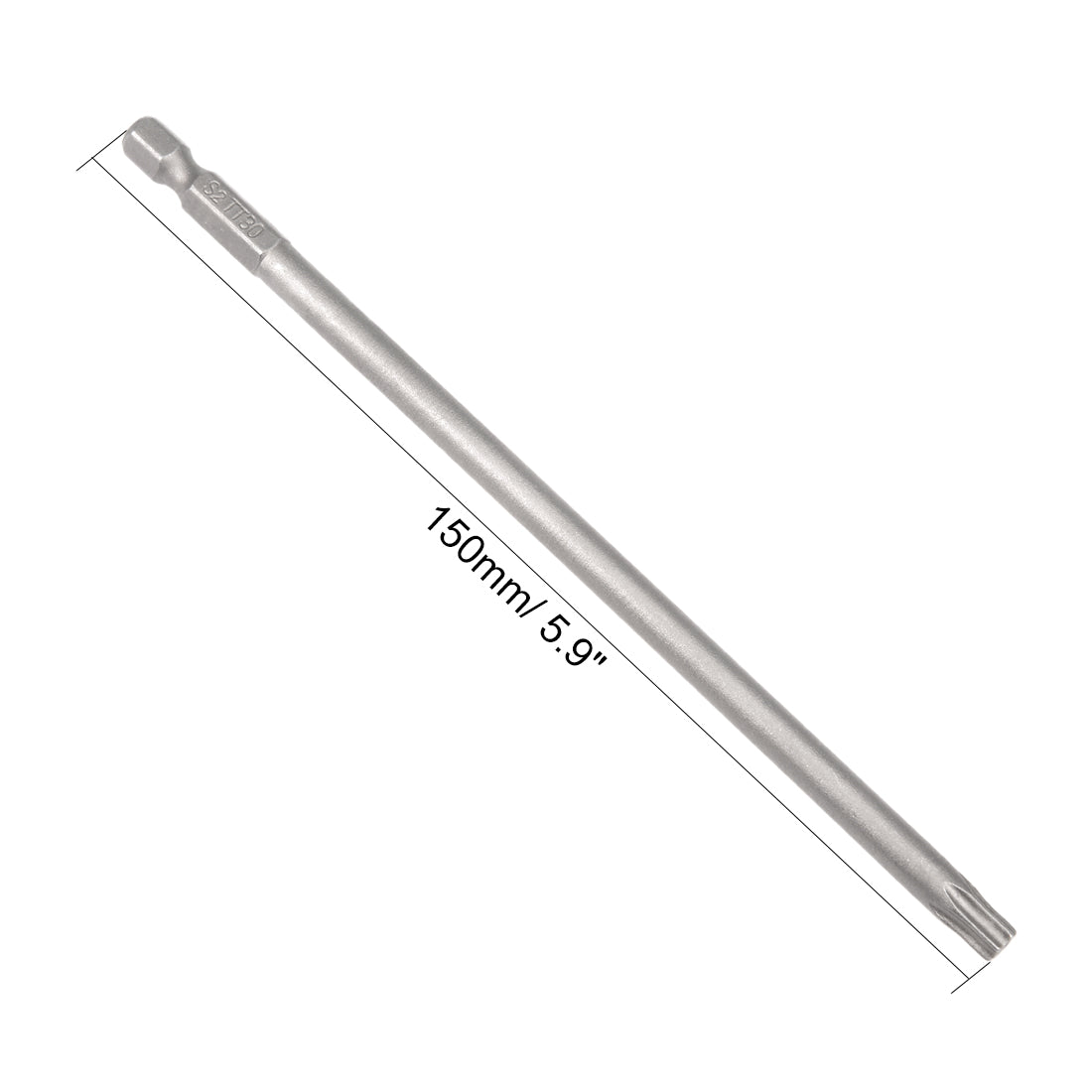 Harfington 8pcs 1/4 Inch Hex Shank T8-T40 Torx Head Screw Driver Bit Set Security Tamper Proof Star 6 Point Screwdriver Kit Tools