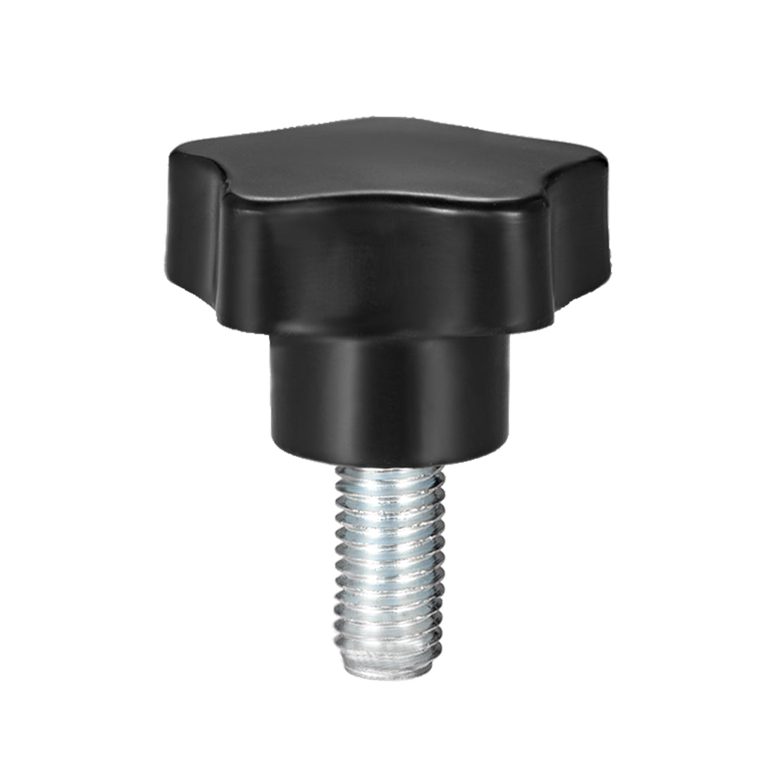 Harfington Star Knobs Grips Male Thread  Steel Zinc Stud Black Placement PP