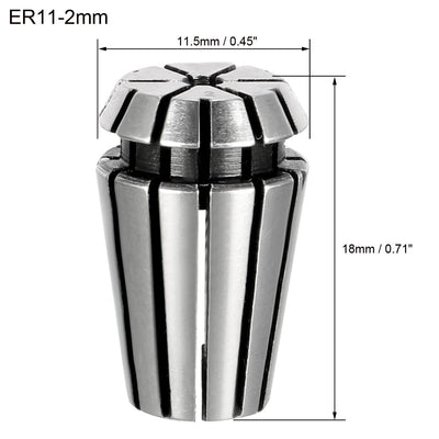 Harfington Spring Collet Chuck for CNC Engraving Machines Lathe Milling Tools