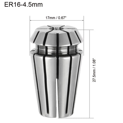 Harfington Spring Collet Chuck for CNC Engraving Machines Lathe Milling Tool