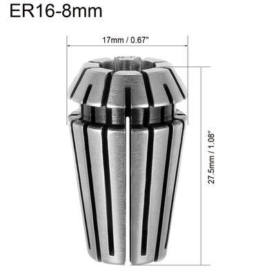 Harfington Spring Collet Chuck for CNC Engraving Machines Lathe Milling Tool