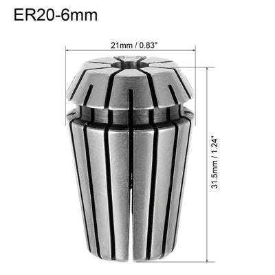 Harfington Spring Collet Chuck for CNC Engraving Machine Milling Tool