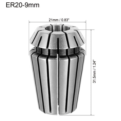 Harfington Spring Collet Chuck for CNC Engraving Machine Milling Tool