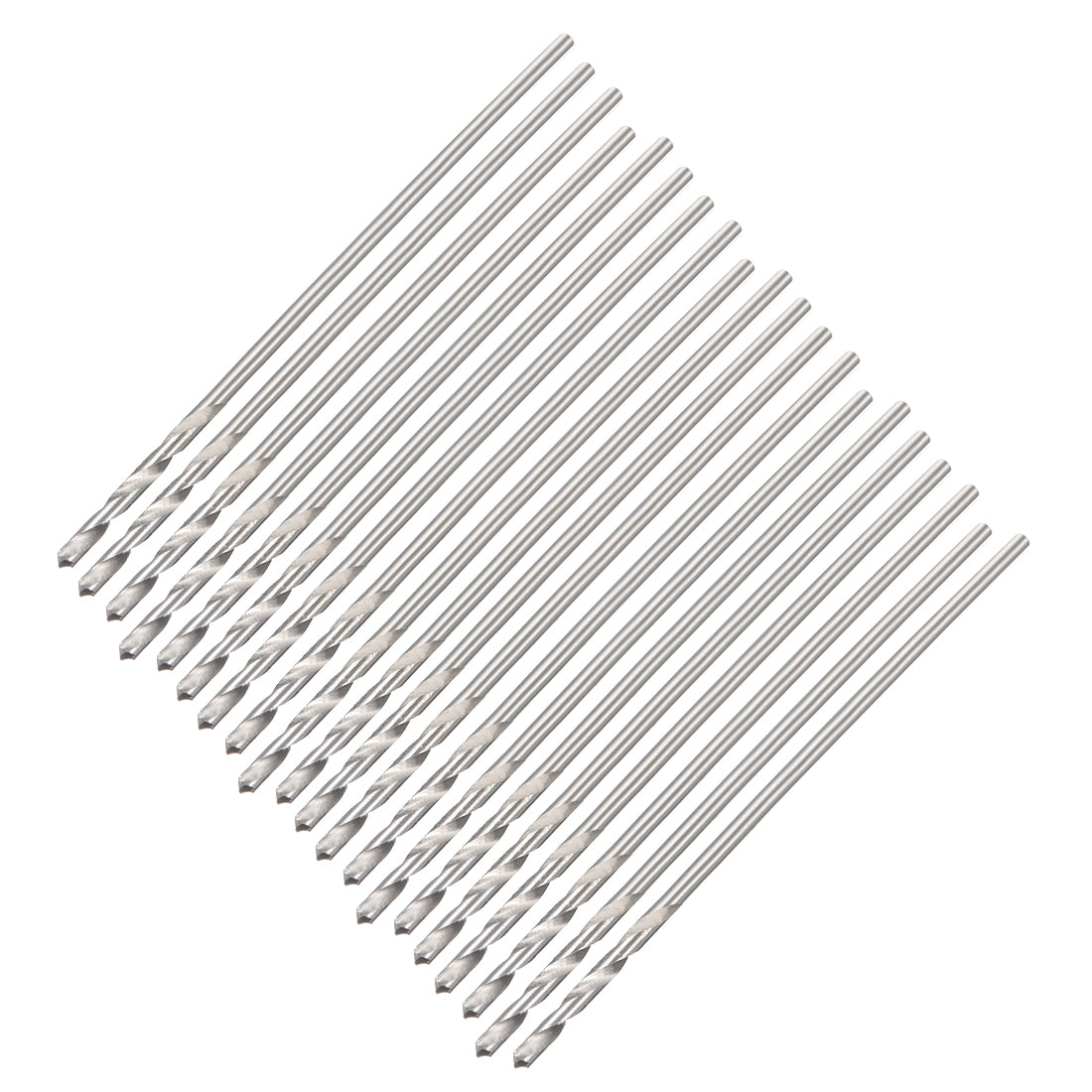 Harfington 0.8mm Twist Drill High Speed Steel Bit HSS-Co 5% M35 Cobalt 20pcs