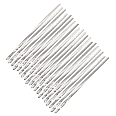 Harfington 0.8mm Twist Drill High Speed Steel Bit HSS-Co 5% M35 Cobalt 20pcs