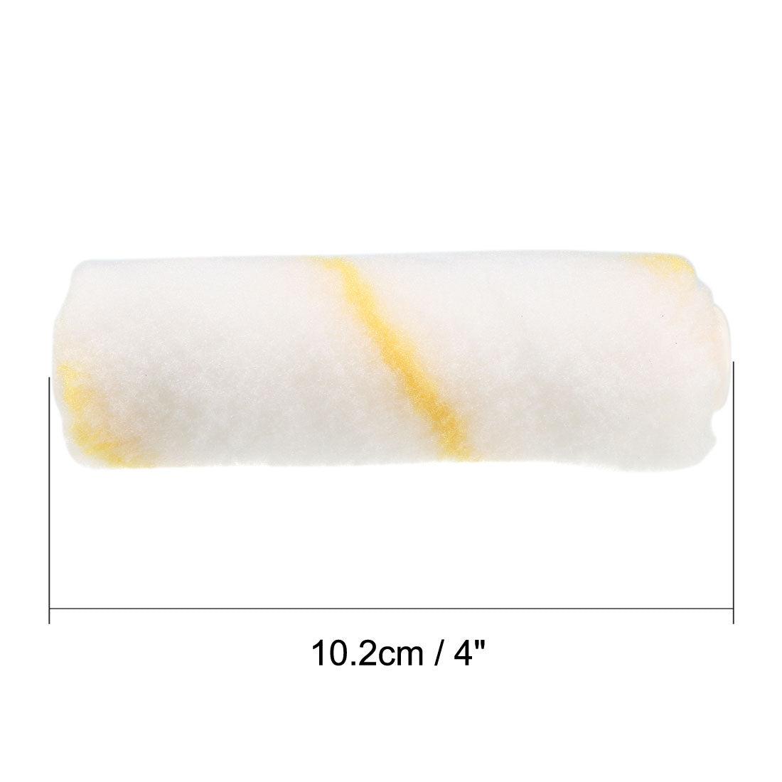 Harfington 4 Inch Mini Fabric Paint Roller Cover Nap Painting Refill 1/4" Hole Dia 10Pcs