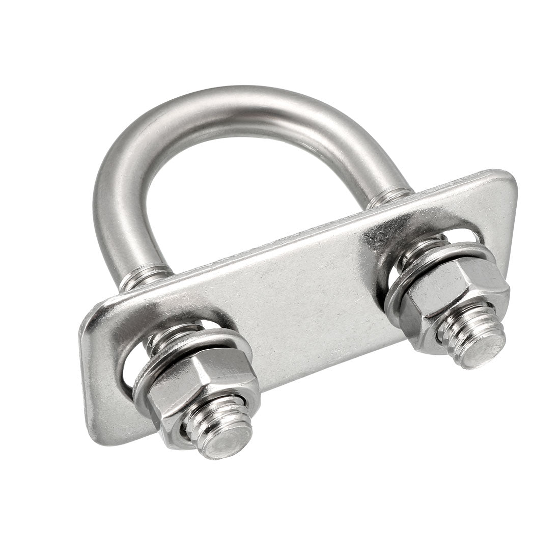 Harfington U-Bolts M8 25mm Inner Width 304 Stainless Steel with Nuts Frame Straps 2Pcs